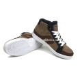 import china men flat suede shoes with rubber outsole